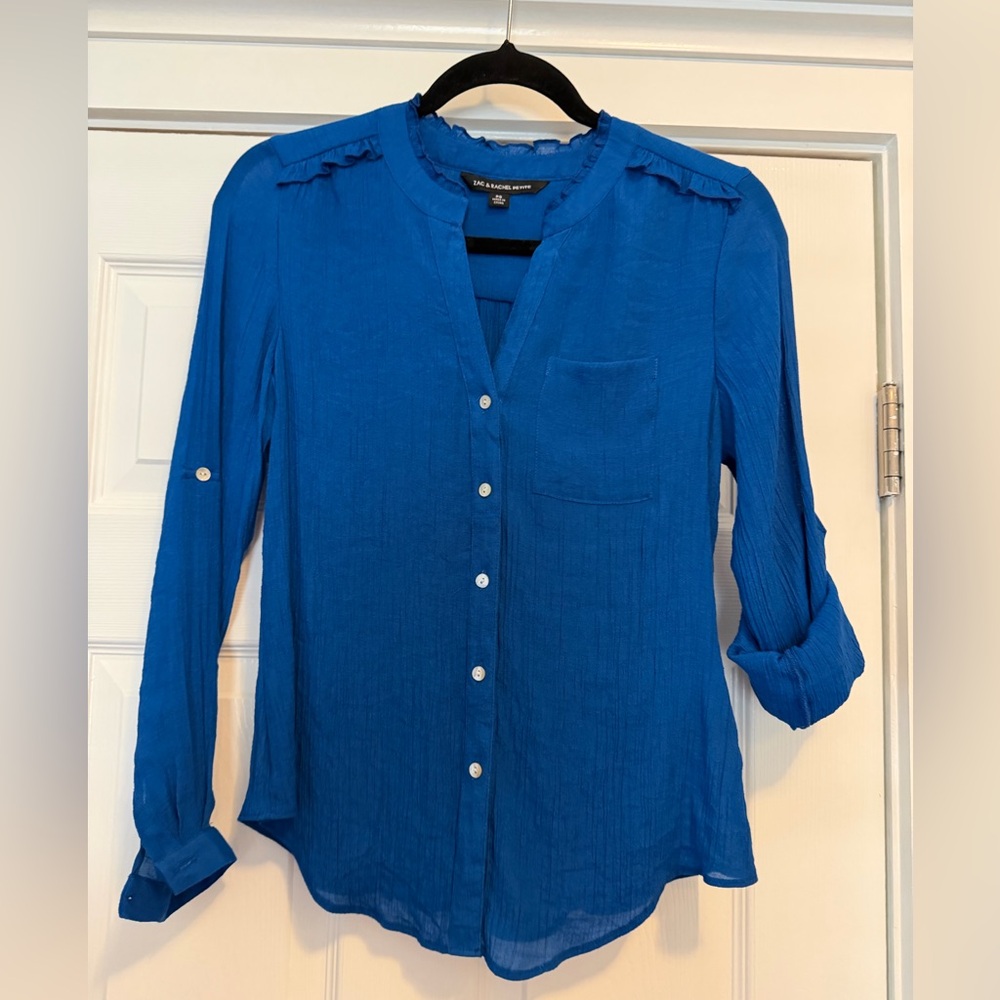 Zac & Rachel Vibrant Blue Top